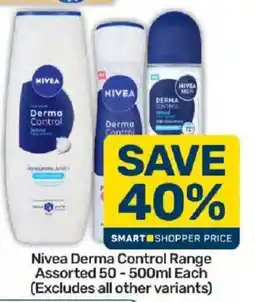 Pick n Pay Nivea Derma Control Assorted offer