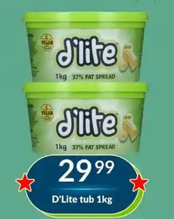 Super Save D'Lite tub offer