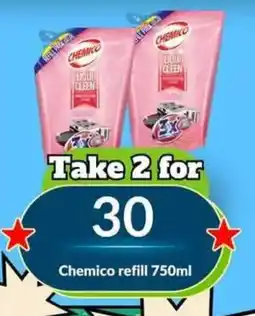 Super Save Chemico refill offer