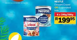 Jumbo Nestlé Dessert Cream OR Evaporated Milk offer