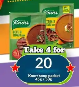 Super Save Knorr soup packet offer