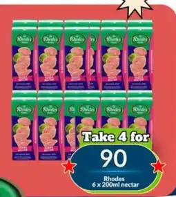 Super Save Rhodes nectar offer