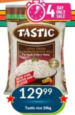 Super Save Tastic long grain parboiled white rice offer