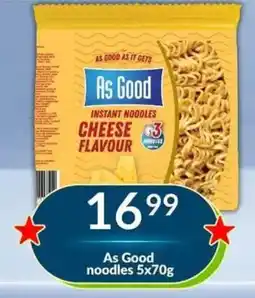 Super Save As Good instant noodles cheese flavour offer