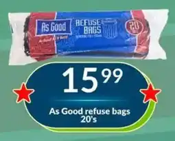 Super Save As Good refuse bags offer