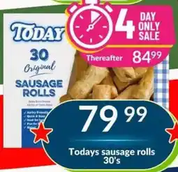 Super Save Today Sausage Rolls offer
