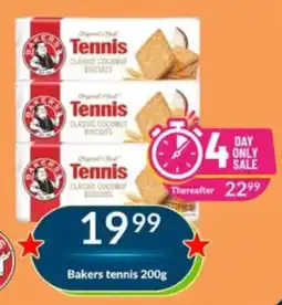 Super Save Bakers tennis offer