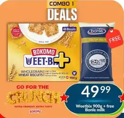 Super Save Weetbix 900g + free Bonle milk offer