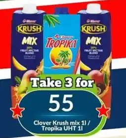 Super Save Clover Krush mix / Tropika UHT offer