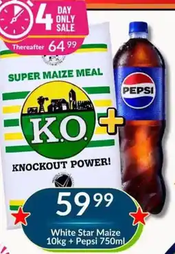 Super Save White Star Maize + Pepsi offer