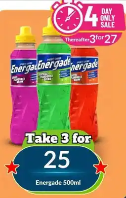 Super Save Energade 500ml offer
