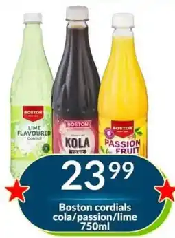 Super Save Boston cordials offer