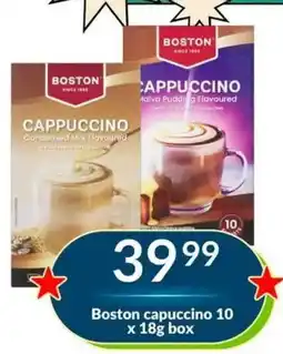 Super Save Boston capuccino offer