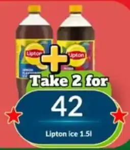 Super Save Lipton ice 1.5l offer