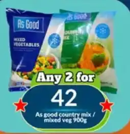 Super Save As Good mixed vegetables offer