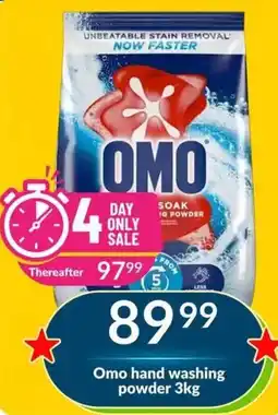 Super Save Omo hand washing powder offer