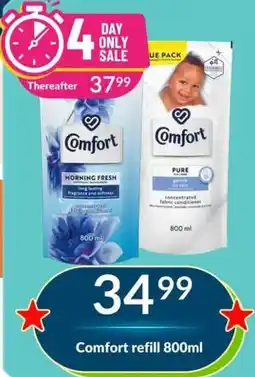 Super Save Comfort refill offer