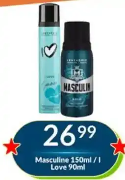 Super Save Masculine / Love offer