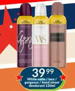 Super Save Yardley deodorant Assorted offer