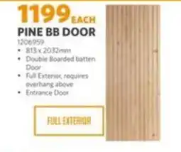 BUCO PINE BB DOOR offer