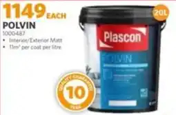 BUCO Plascon Polvin offer