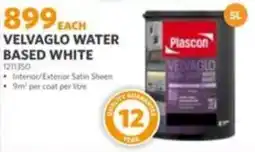 BUCO Plascon Velvaglo Water Based White offer