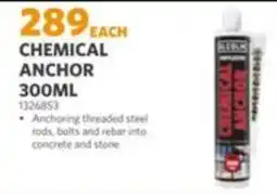 BUCO Chemical Anchor offer