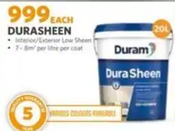 BUCO Durasheen offer