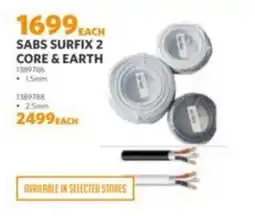 BUCO SABS SURFIX 2 CORE & EARTH offer