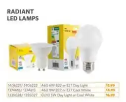 BUCO RADIANT LED LAMPS offer
