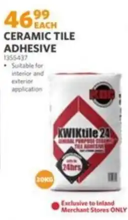 BUCO Kwiktile 24 Ceramic Tile Adhesive offer