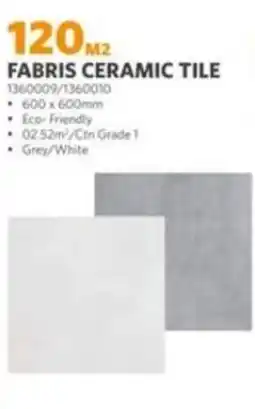 BUCO Fabris ceramic tile offer