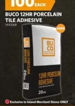 BUCO BUCO 12HR PORCELAIN TILE ADHESIVE offer