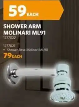 BUCO Shower Arm Molinari ML91 offer