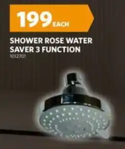 BUCO SHOWER ROSE WATER SAVER 3 FUNCTION offer