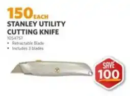 BUCO STANLEY UTILITY CUTTING KNIFE offer