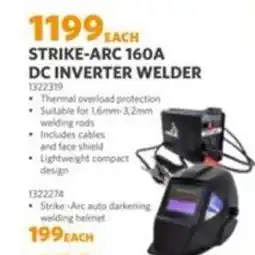 BUCO Strike-arc 160a dc inverter welder offer