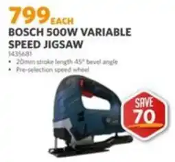 BUCO Bosch 500w variable speed jigsaw offer