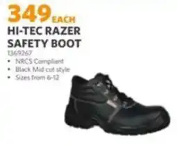 BUCO HI-TEC RAZER SAFETY BOOT offer