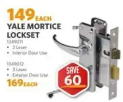 BUCO Yale Mortice Lockset offer