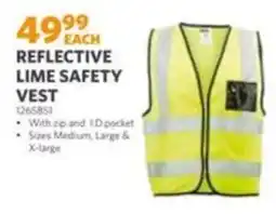 BUCO Reflective Lime Safety Vest offer