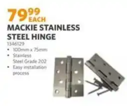 BUCO Mackie Stainless Steel Hinge offer