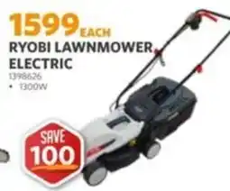 BUCO RYOBI LAWNMOWER ELECTRIC offer