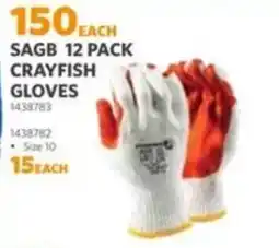 BUCO SAGB CRAYFISH GLOVES offer
