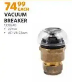 BUCO VACUUM BREAKER offer