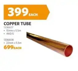 BUCO COPPER TUBE offer