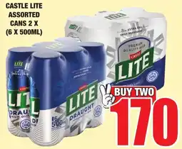 Boxer Liquors Castle Lite Assorted offer