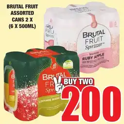 Boxer Liquors BRUTAL FRUIT Spritzer Assorted offer