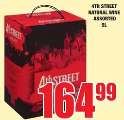 Boxer Liquors 4th STREET NATURAL WINE ASSORTED offer