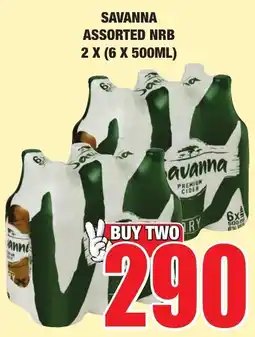 Boxer Liquors Savanna Assorted NRB offer